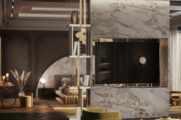 Neoclassic Bedroom Design with Timeless Charm