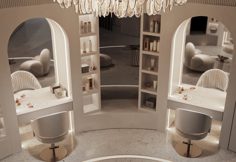 Modern Serenity Beauty Salon Design