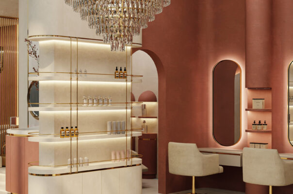 Elegant Beauty Salon Interior Design in Abu Dhabi – Luxury & Style