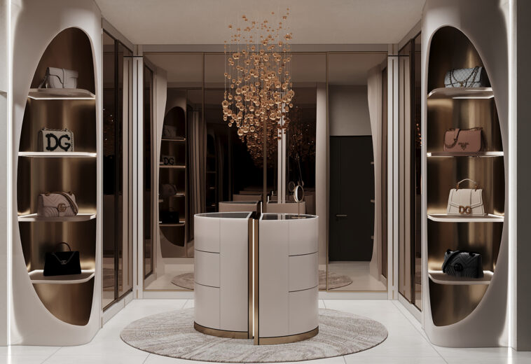 Modern Luxury Villa Interior Design in Dubai – Elegant Living, Master Bedroom & Prayer Room by Sisterly Interiors